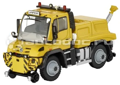 MERCEDES BENZ Модель автомобиля Mercedes Unimog U430, Road-rail shunting vehicle, Scale 1:50