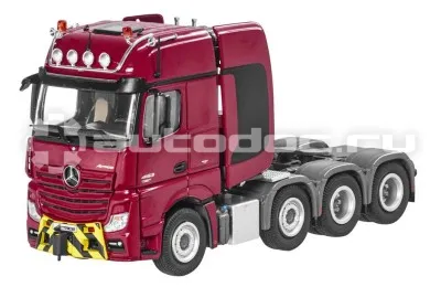 MERCEDES BENZ Масштабная модель тягача Mercedes Actros, SLT (heavy haulage), semitrailer trac, Scale 1:50