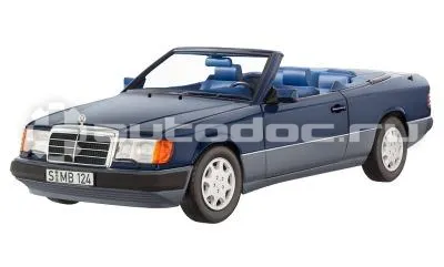 MERCEDES BENZ Модель Mercedes-Benz 300 CE-24, Cabriolet, A124 (1992-1993), Blue Metallic, Scale 1:18