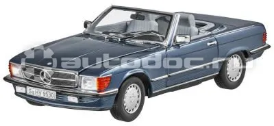 MERCEDES BENZ Масштабная модель Mercedes-Benz 300 SL R 107 (1985-1989), Lapis Blue, Scale 1:18