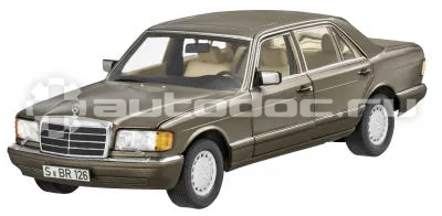MERCEDES BENZ Модель автомобиля Mercedes 560 SEL, V 126, 1985-1992, Impala Brown, Scale 1:18