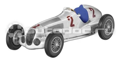 MERCEDES BENZ Модель гоночного болида Mercedes-Benz W 125 - H. Lang GP (1937), 1:18 Scale