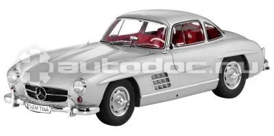 MERCEDES BENZ Модель Mercedes-Benz 300 SL Gullwing W 198 (1954–1957), Silver, 1:12 Scale