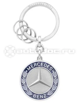 MERCEDES BENZ Брелок Key Ring, Stuttgart, Silver
