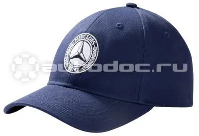 MERCEDES BENZ Мужская бейсболка Men’s Cap Navy Blue, 100% Cotton