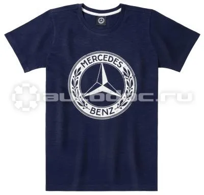MERCEDES BENZ Мужская футболка Mens T-shirt, Navy Blue, Classic