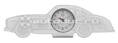 MERCEDES BENZ Настольные часы Desk Clock, 300 SL, Silver-coloured