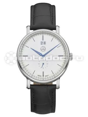 MERCEDES BENZ Мужские наручные часы Mercedes-Benz Men’s Watch, Classic Steel, silver-coloured  |  black  |  blue