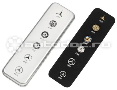 MERCEDES BENZ Набор исторических значков Past star stickpin set