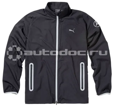 MERCEDES BENZ Мужская ветровка Mercedes Mens Windbreaker, Black