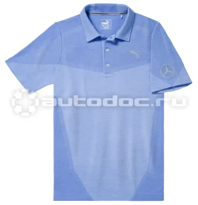 MERCEDES BENZ Мужская рубашка-поло Mercedes Mens Golf Polo Shirt, Blue