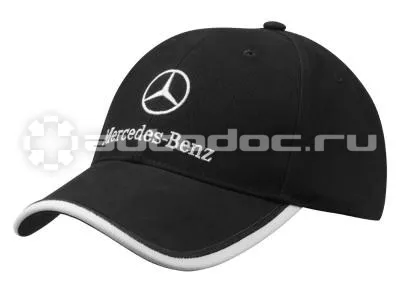 MERCEDES BENZ Бейсболка Unisex Baseball Cap, White Logo