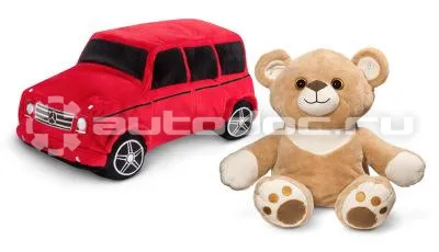 MERCEDES BENZ Игрушка мягкая Double Side Plus Toy Bear - G Class