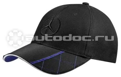 MERCEDES BENZ Мужская бейсболка Mens Baseball Cap, Black  |  Blue