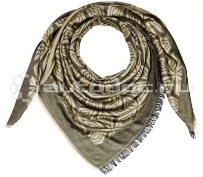 MERCEDES BENZ Женский платок Womens Scarf Black  Gold