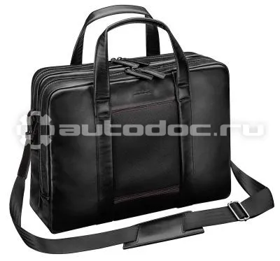 MERCEDES BENZ Кожаная деловая сумка AMG Business Bag, Black