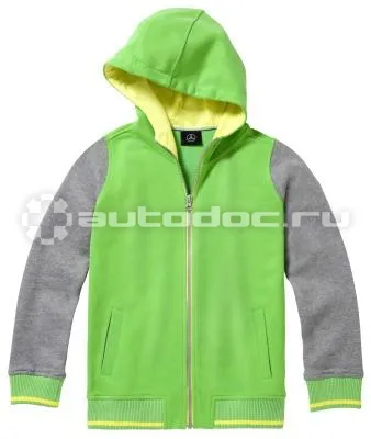 MERCEDES BENZ Детская толстовка Childrens Sweat Jacket, Green | Grey