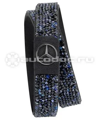 MERCEDES BENZ Женский браслет Womens Bracelet, Black Edition, Swarovski