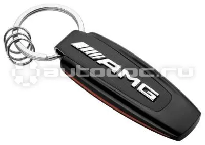 MERCEDES BENZ Брелок Key Ring, AMG, Black | Silver | Red