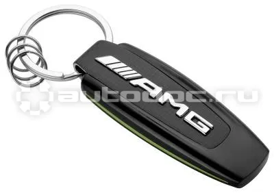 MERCEDES BENZ Брелок Key Ring, AMG GT R, Black | Silver | Green