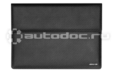 MERCEDES BENZ Кожаный чехол для ноутбука Mercedes-Benz AMG Laptop Sleeve, Black, Carbon Leather