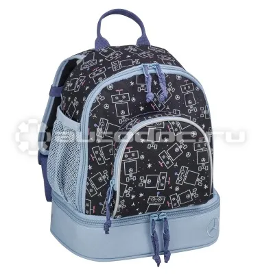 MERCEDES BENZ Маленький детский рюкзак Mercedes Boys Rucksack,  Small,  Black  |  Blue