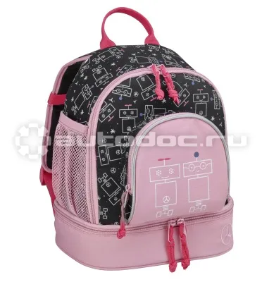 MERCEDES BENZ Маленький детский рюкзак Mercedes Girls Rucksack,  Small,  Black  |  Pink