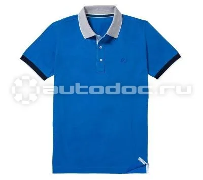 MERCEDES BENZ Мужская рубашка поло Mens Polo Shirt, Royal Blue