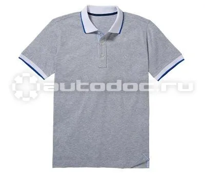 MERCEDES BENZ Мужская рубашка поло Mens Polo Shirt, Slim Fit, Grey