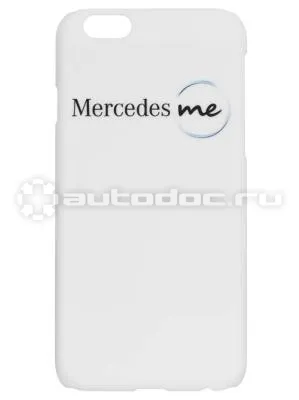 MERCEDES BENZ Чехол White Plastic Case, Soft Touch