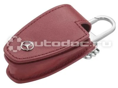 MERCEDES BENZ Кожаный футляр для ключей Key Wallet, Fire Opal