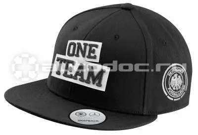 MERCEDES BENZ Бейсболка детская и взрослая ONE TEAM Cap, Flat Brim, Black