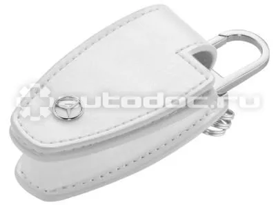 MERCEDES BENZ Кожаный футляр для ключей Key Wallet Gen.5, White