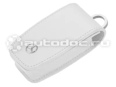 MERCEDES BENZ Кожаный футляр для ключей Key Wallet, Gen. 6, White