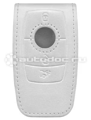 MERCEDES BENZ Кожаный чехол для ключей Key Sleeve, Gen. 6, Leather, White