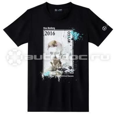MERCEDES BENZ Футболка унисекс F1 Unisex Nico Rosberg 2016 Winner