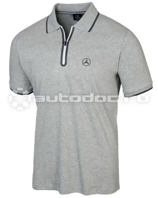 MERCEDES BENZ Мужская рубашка-поло Mercedes-Benz Mens Polo Shirt, grey, MY2019