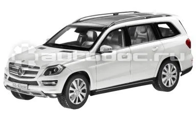 MERCEDES BENZ Модель Mercedes-Benz GL-Klasse, Offroader, White, Scale 1:18