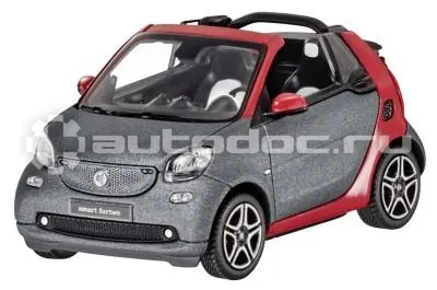 MERCEDES BENZ Модель автомобиля Smart Fortwo Cabrio (A453), Titania Grey Matt  |  Red