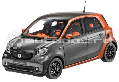 MERCEDES BENZ Модель автомобиля Smart Forfour Prime, Scale 1:18, Graphite Grey - Copper