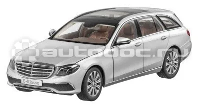 MERCEDES BENZ Модель Mercedes-Benz E-Class, Estate, Exclusive, Iridium Silver, 1:18 Scale