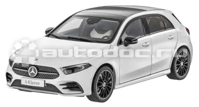 MERCEDES BENZ Модель Mercedes A-Class (W177), Scale 1:18, Digital White