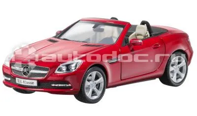 MERCEDES BENZ Модель Mercedes-Benz SLK Class Designo Zircon Red, Scale 1:18
