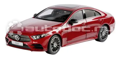 MERCEDES BENZ Модель Mercedes-Benz CLS Coupe AMG Line (C257), Scale 1:18, Designo Hyacinth Red Metallic