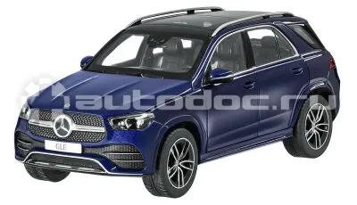 MERCEDES BENZ Модель Mercedes-Benz GLE (V167 series), Brilliant Blue, Scale 1:18