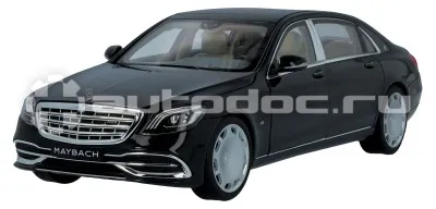 MERCEDES BENZ Масштабная модель Mercedes-Maybach S 650, magnetite black, 1:18 Scale