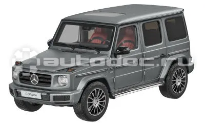 MERCEDES BENZ Модель Mercedes-Benz G-Class (W463 series), Designo Platinum Magno, Scale 1:18