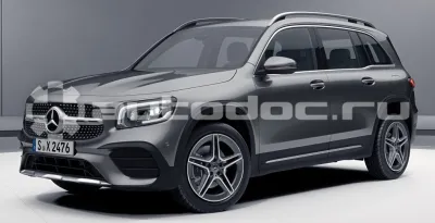 MERCEDES BENZ Масштабная модель Mercedes-Benz GLB, Mountain Grey, 1:18 Scale