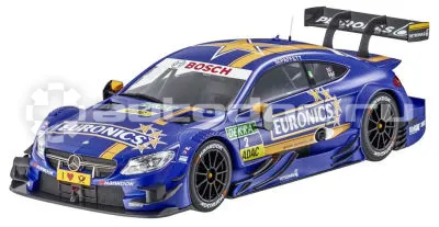 MERCEDES BENZ Модель Mercedes-AMG C 63 DTM, 2016, Euronics, Gary Paffett, Blue, 1:18 Scale