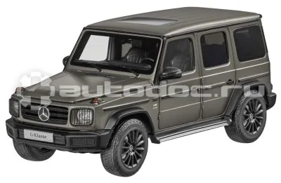 MERCEDES BENZ Модель Mercedes-Benz G-Class (W463 series), Monza Grey Magno, Scale 1:18